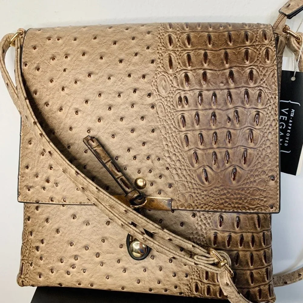 Le Miel Faux Leather Handbag - Picture 3 of 8